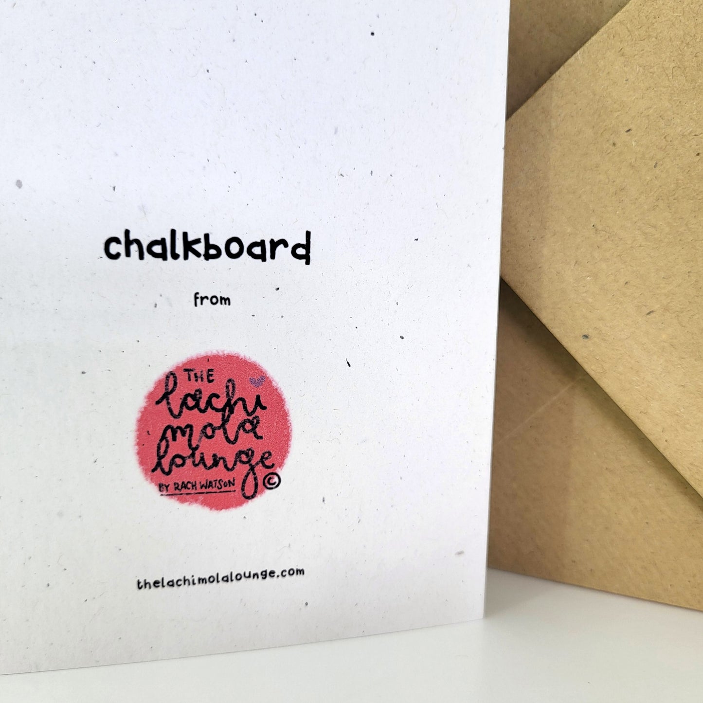 Yo Tiny Human recycled greeting card