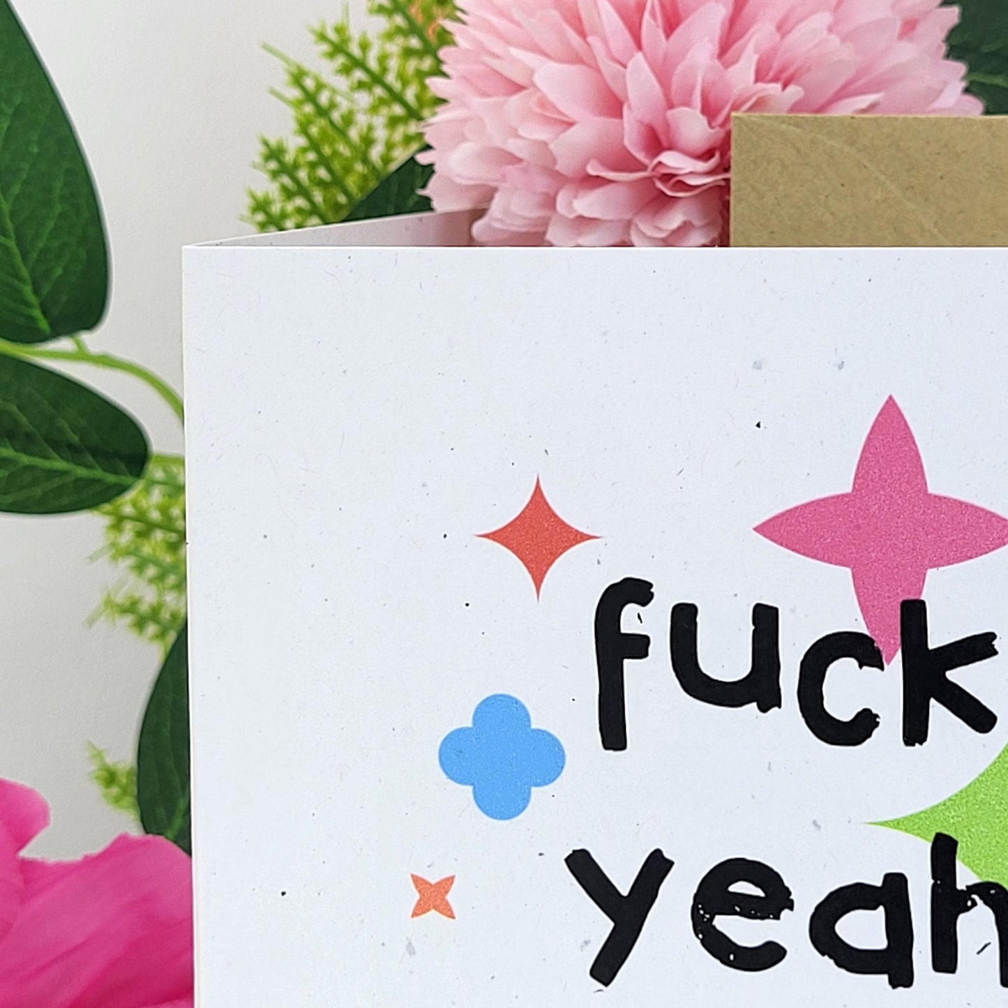 Impending Nuptials recycled greeting card