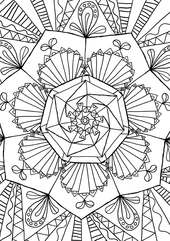 Set of A4 colouring pages