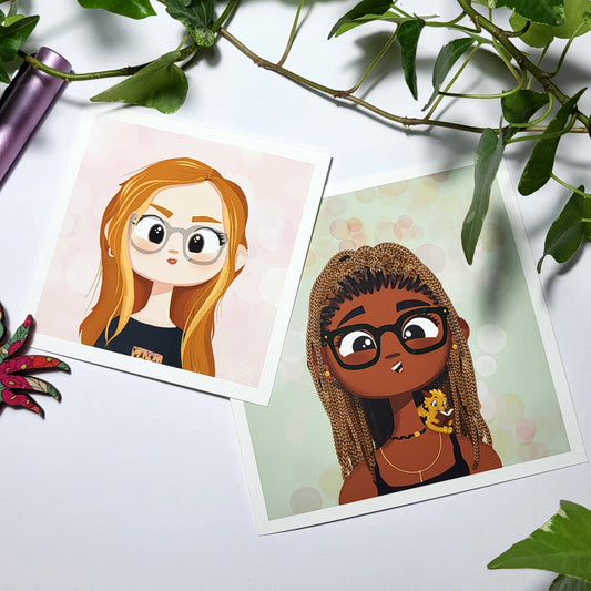 Custom Cartoon Commission - DIGITAL FILE ONLY character custom portrait SINGLE FIGURE
