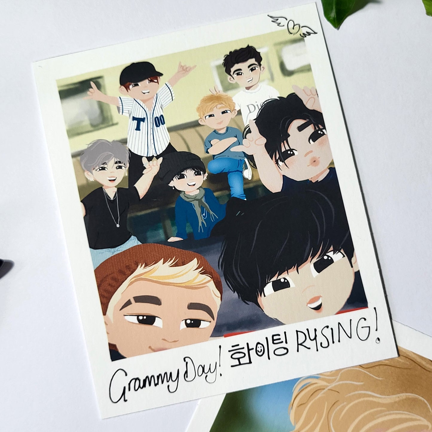 Teach Me K-Pop by Kaenyn King - Polaroid style print, Jase & Noel, RYSING