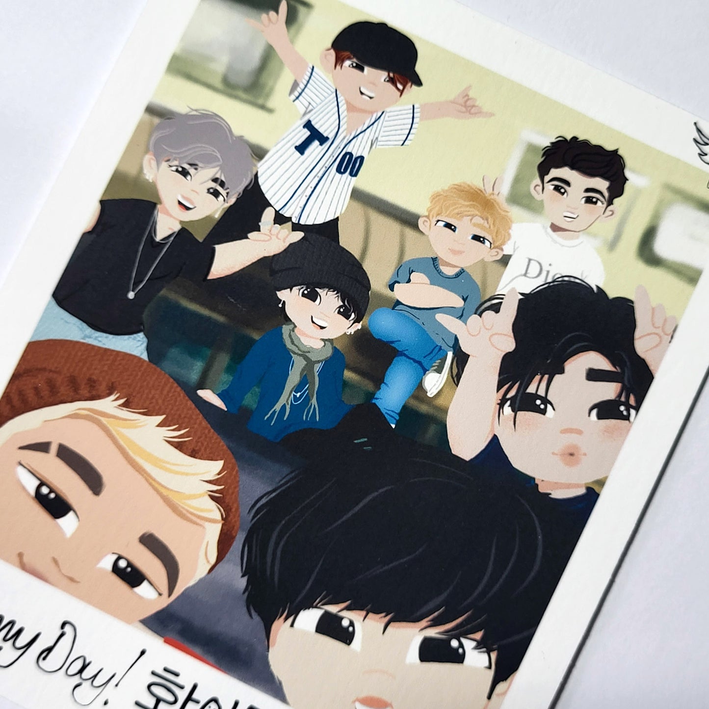 Teach Me K-Pop by Kaenyn King - Polaroid style print, Jase & Noel, RYSING