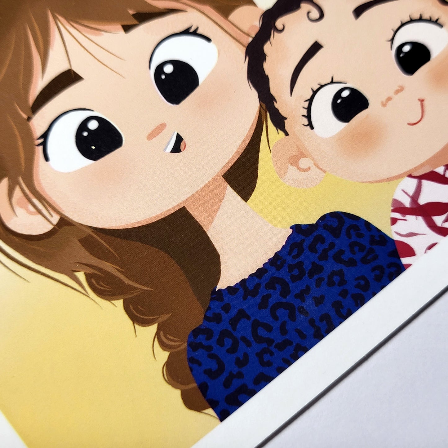 Custom Cartoon Commission - character custom portrait PAIR