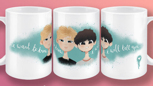 Teach Me K-Pop by Kaenyn King - Jase & Nikko 15oz jumbo mug