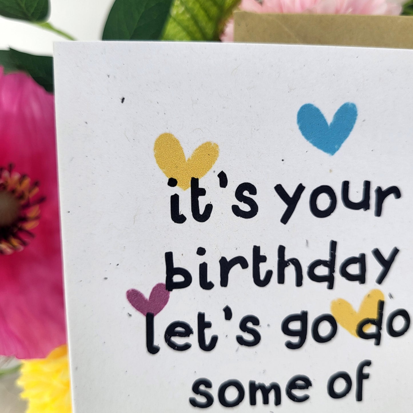 That Birthday Shit You Like recycled greeting card