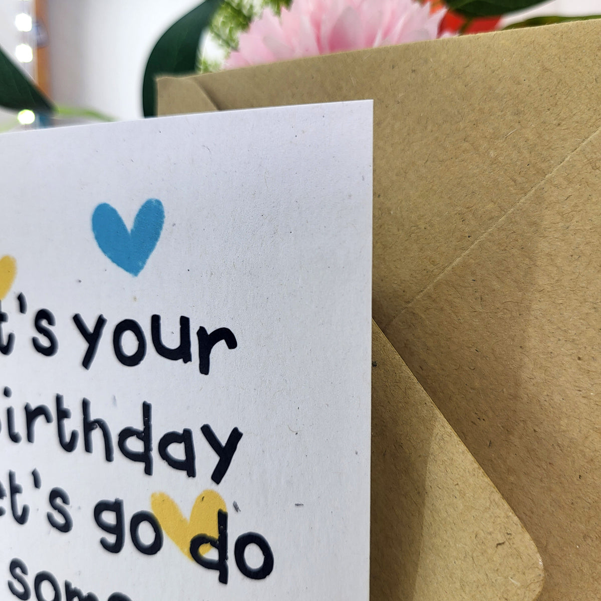 That Birthday Shit You Like recycled greeting card