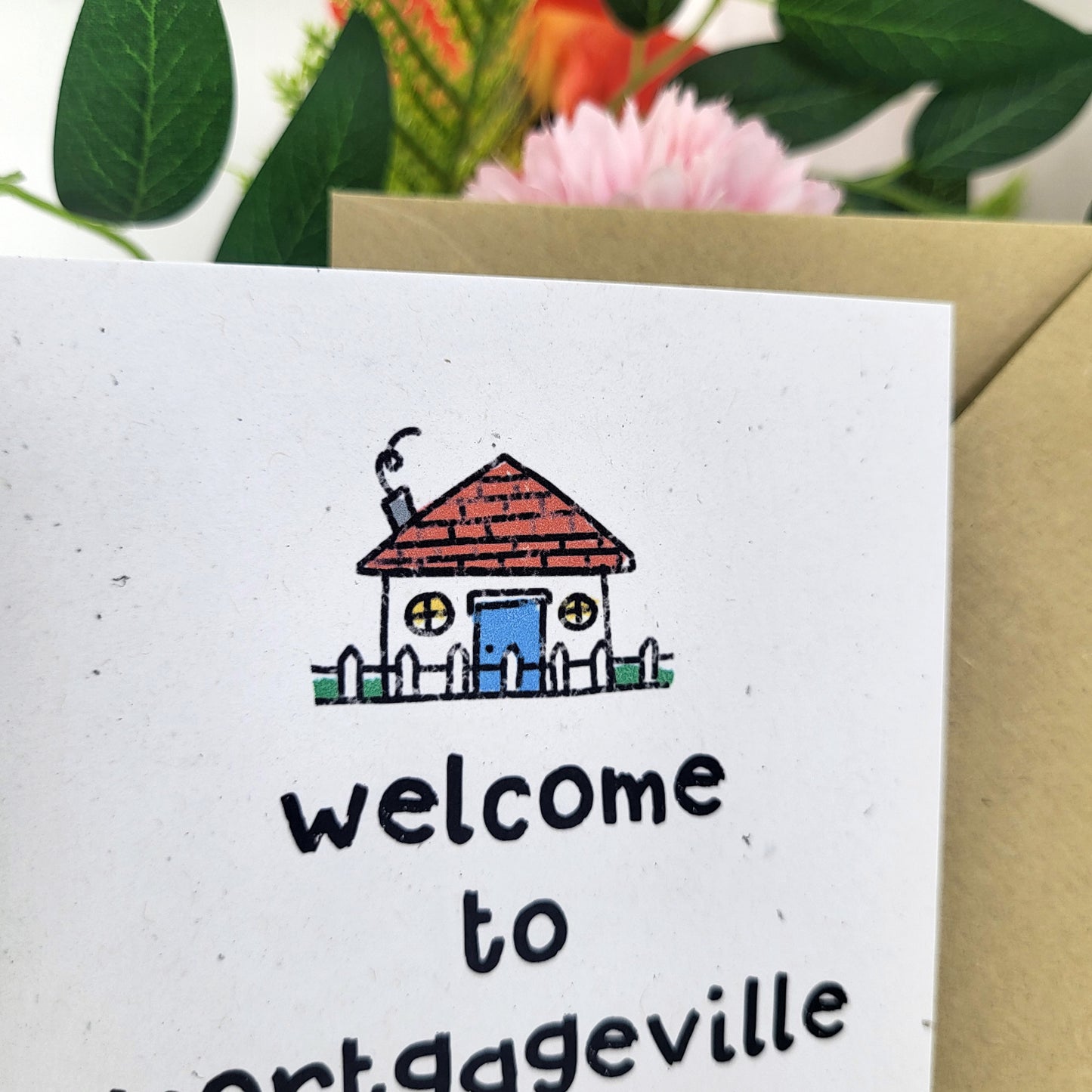 Mortgage Sucker recycled greeting card
