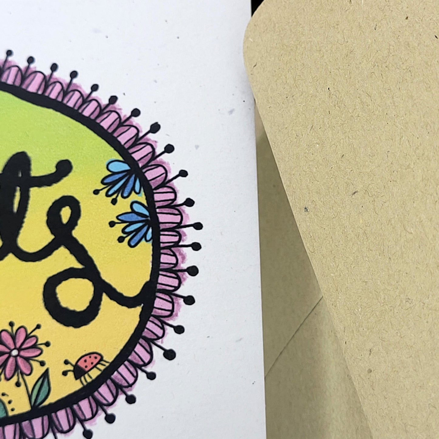 Congrats recycled greetings card