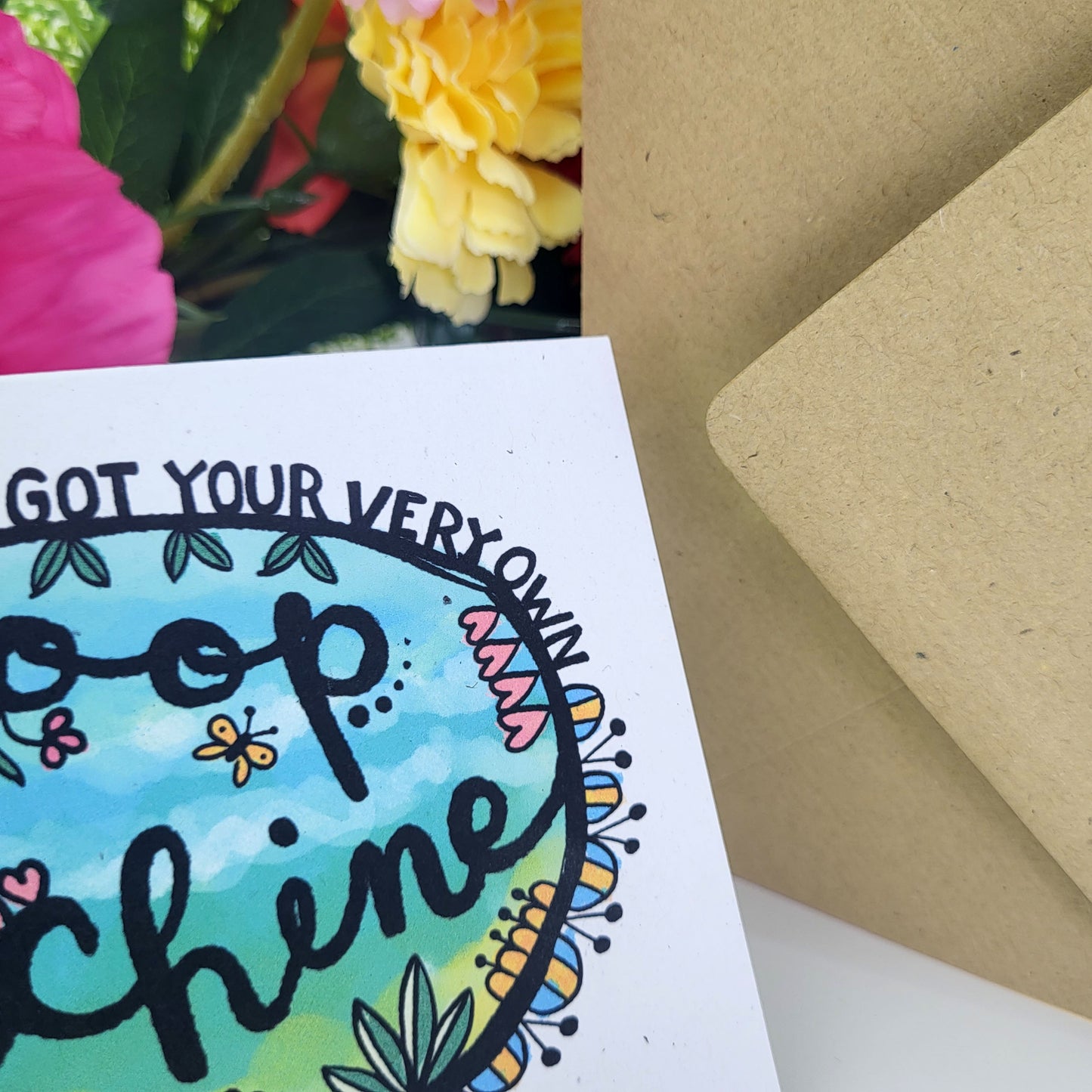 Poop Machine - new baby recycled greetings card, congratulations