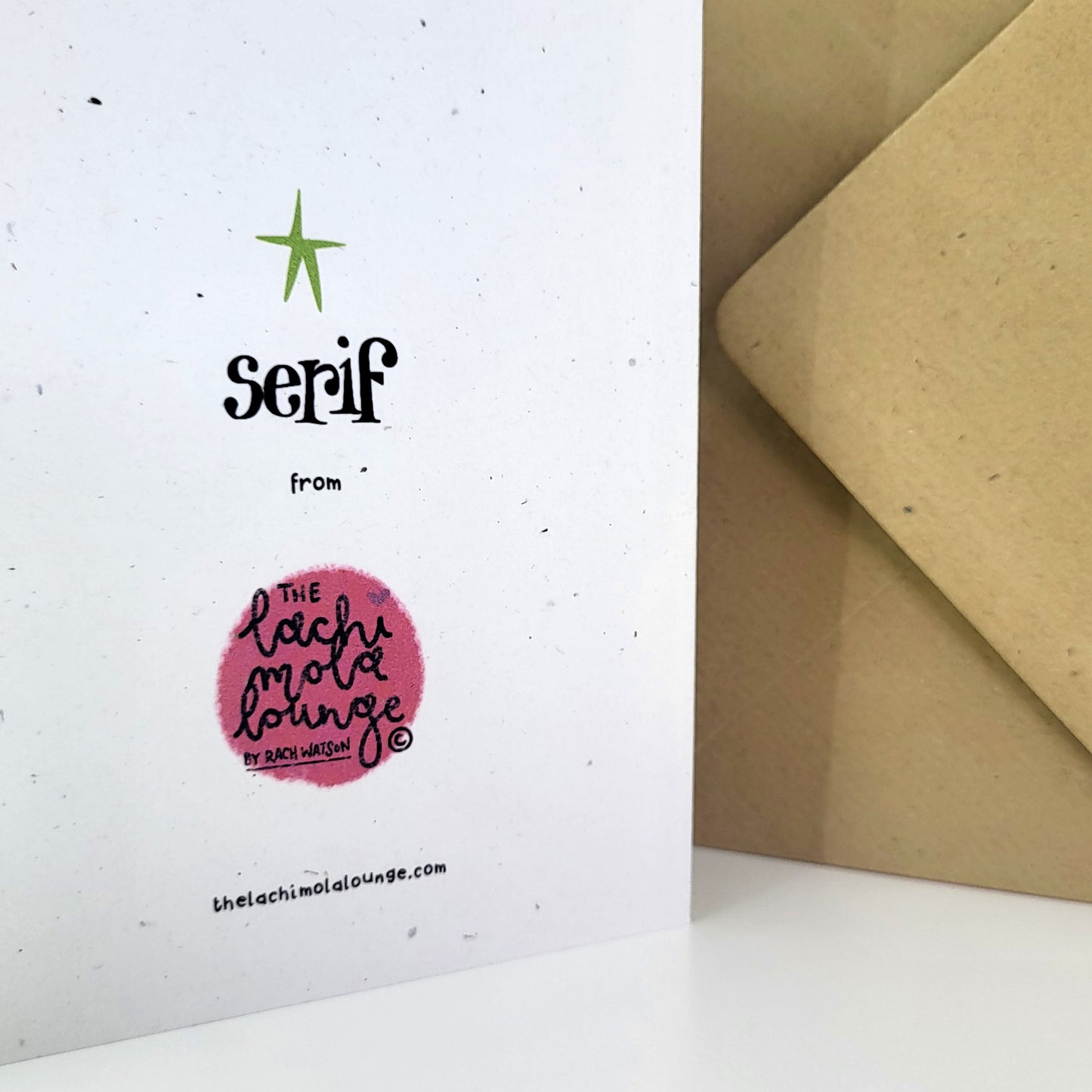 Just a Number - happy birthday recycled greetings card