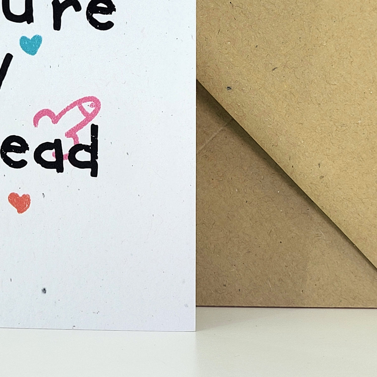 My Dickhead recycled greeting card