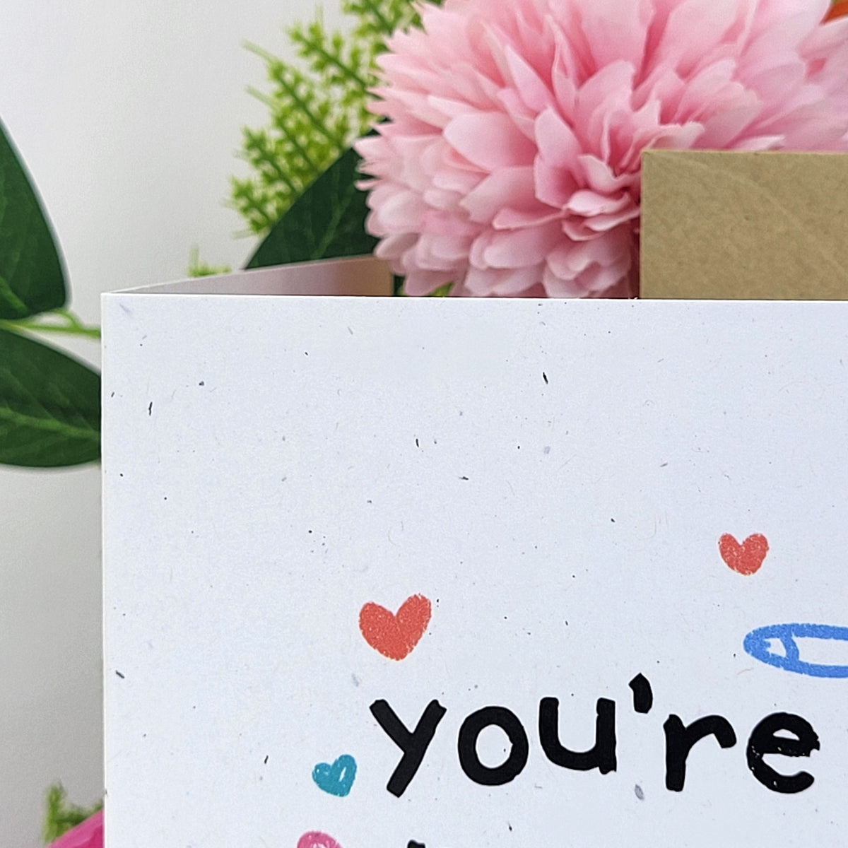 My Dickhead recycled greeting card