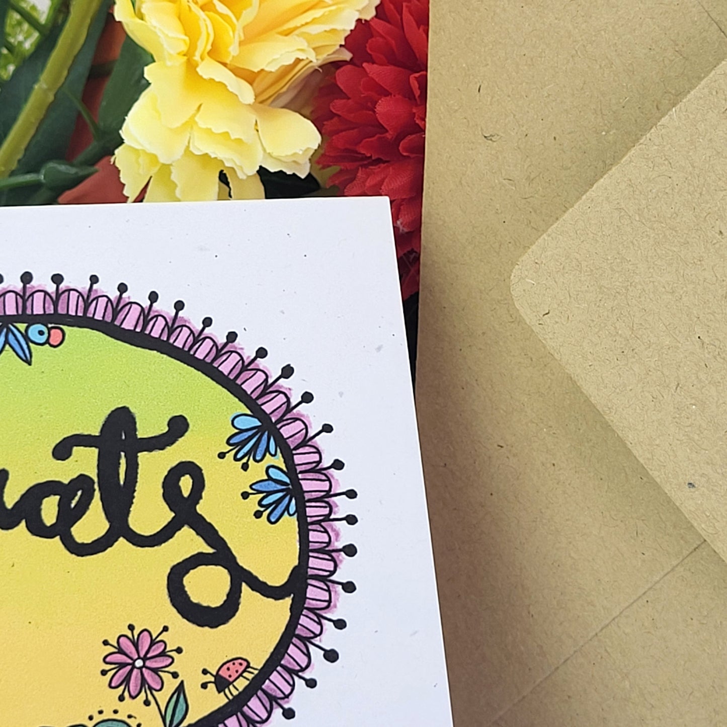 Congrats recycled greetings card