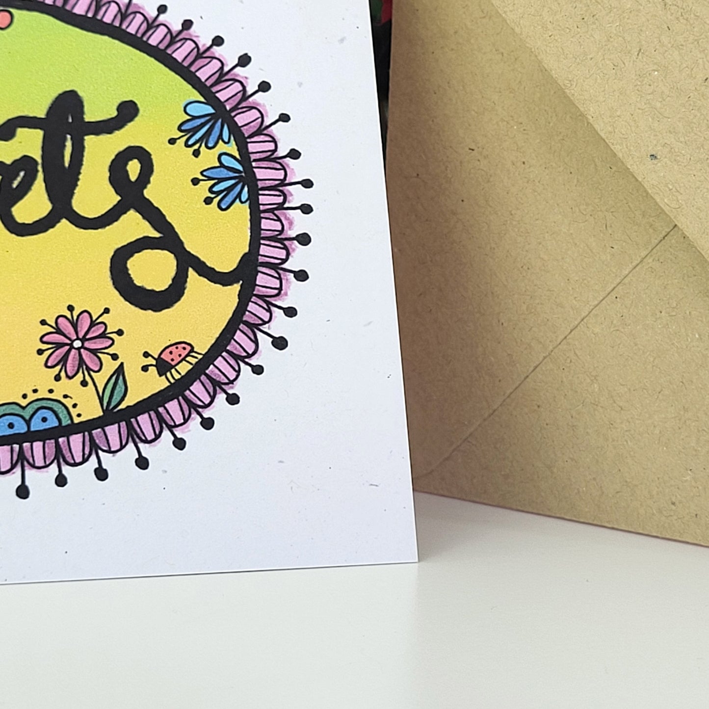 Congrats recycled greetings card