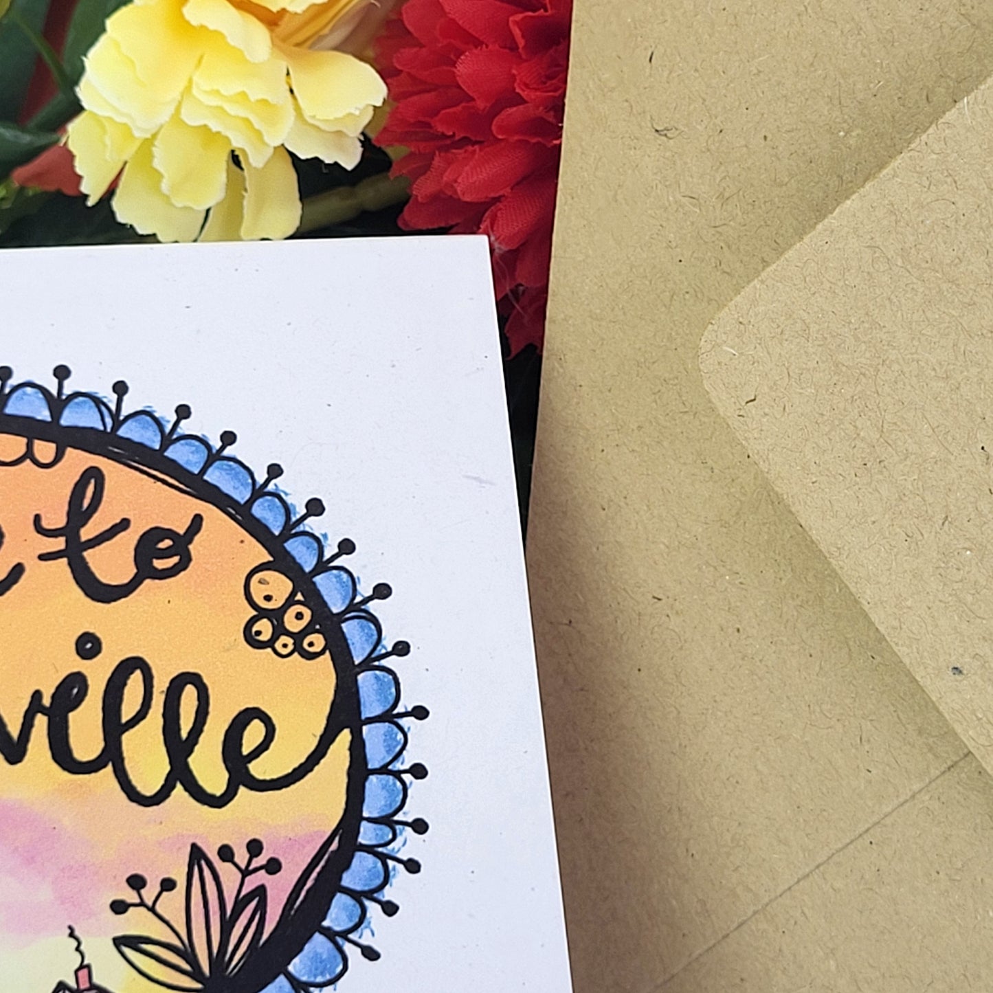 Welcome To Mortgageville recycled greetings card - congratulations, new house