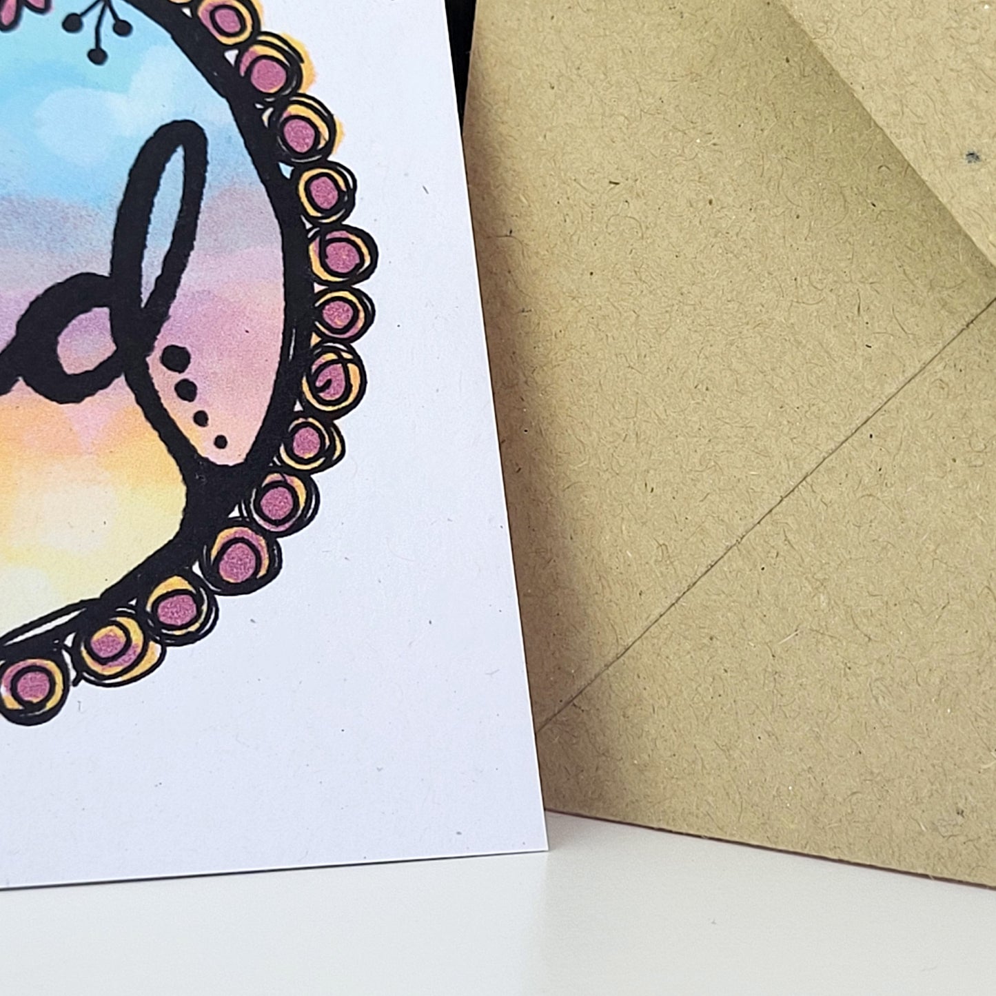 HItched - wedding recycled greetings card, marriage congratulations
