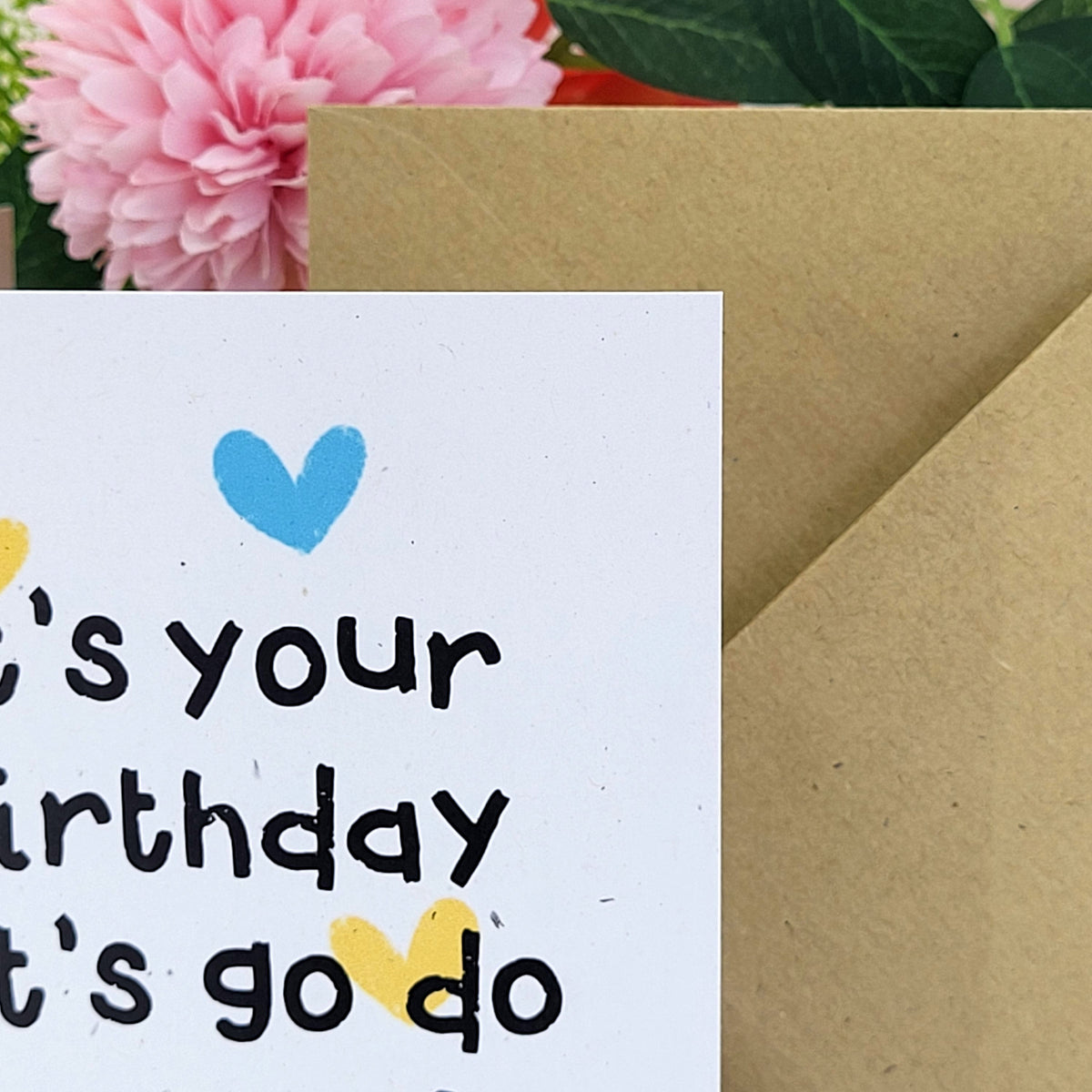 That Birthday Shit You Like recycled greeting card