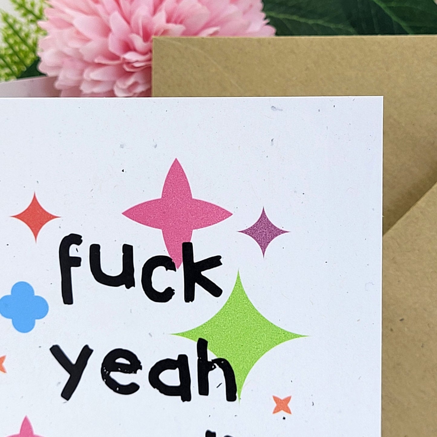 Impending Nuptials recycled greeting card