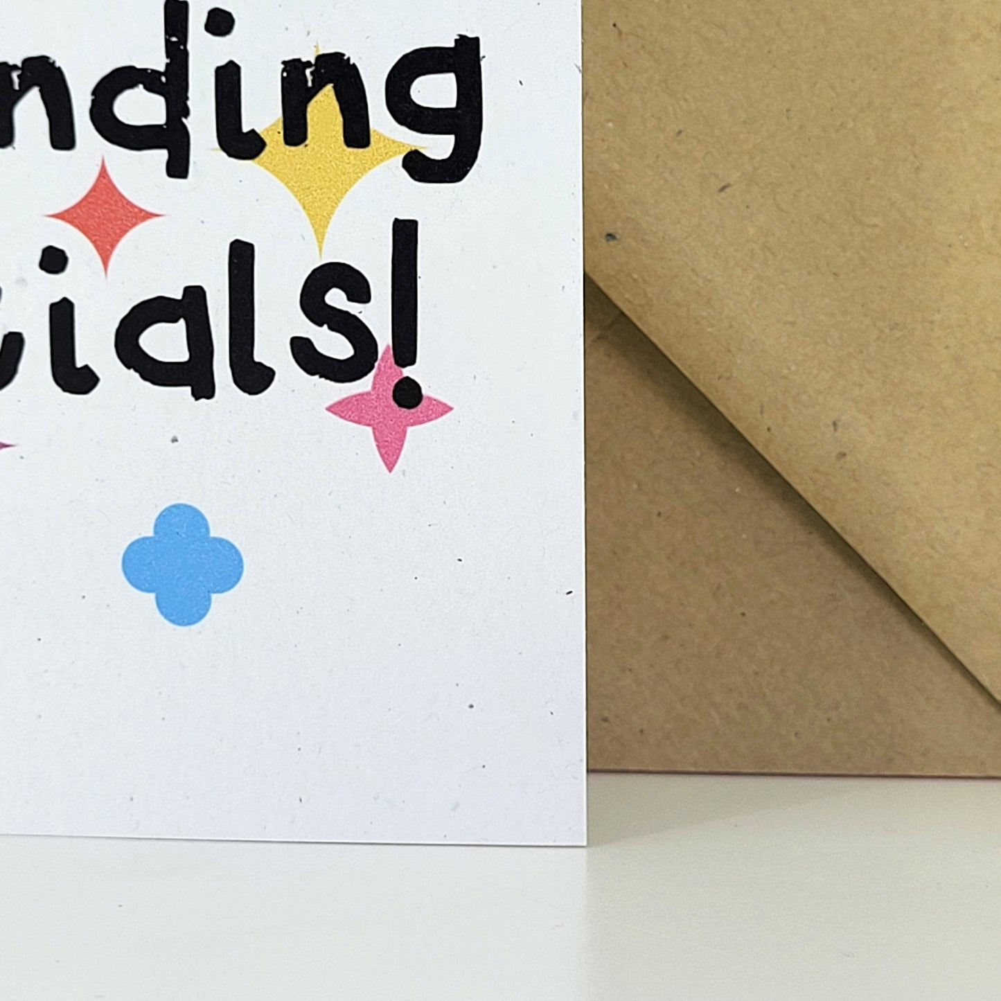 Impending Nuptials recycled greeting card