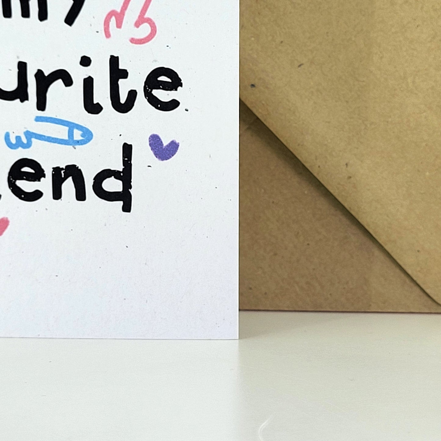 Happy Birthday Bellend recycled greeting card