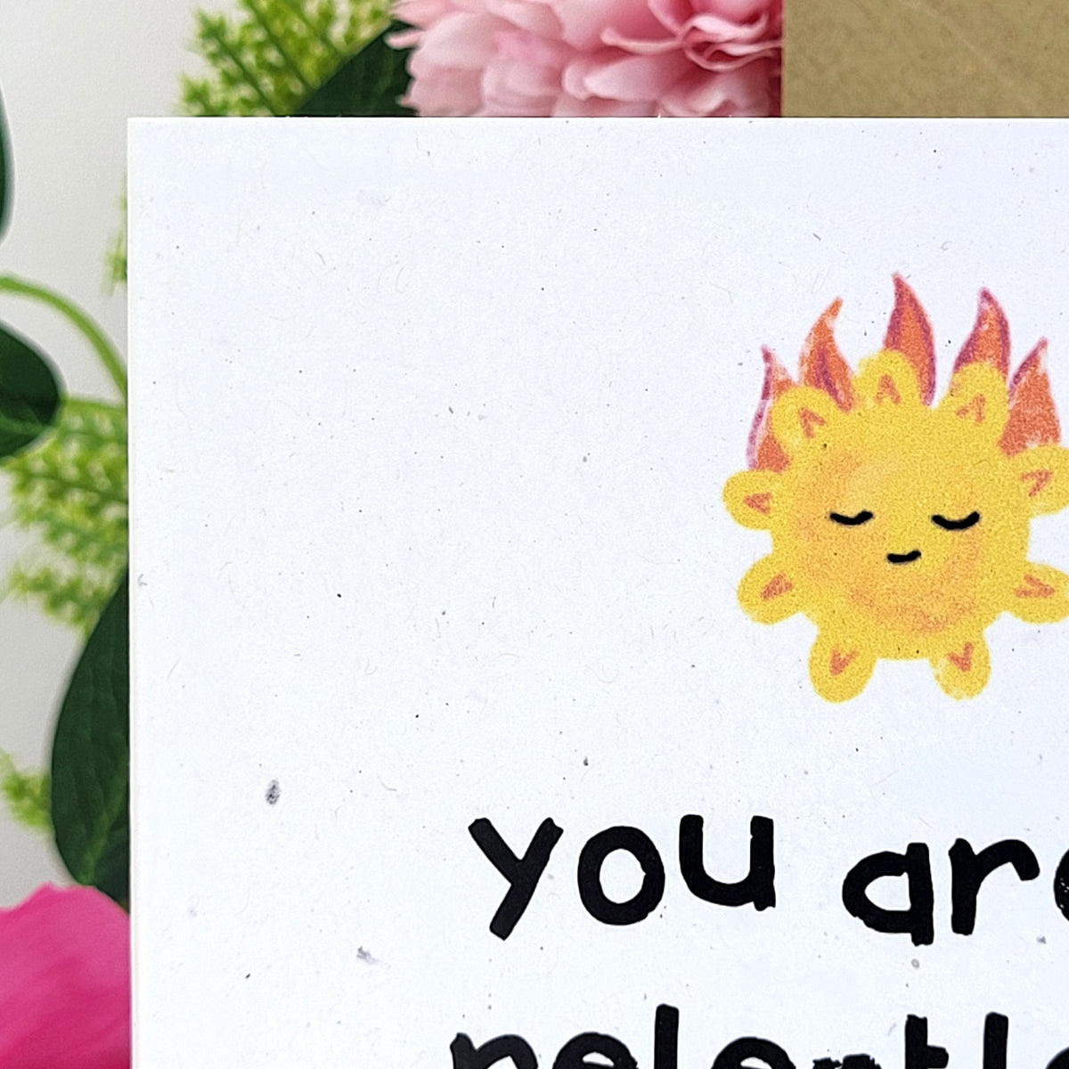 MFing Sunshine recycled greeting card