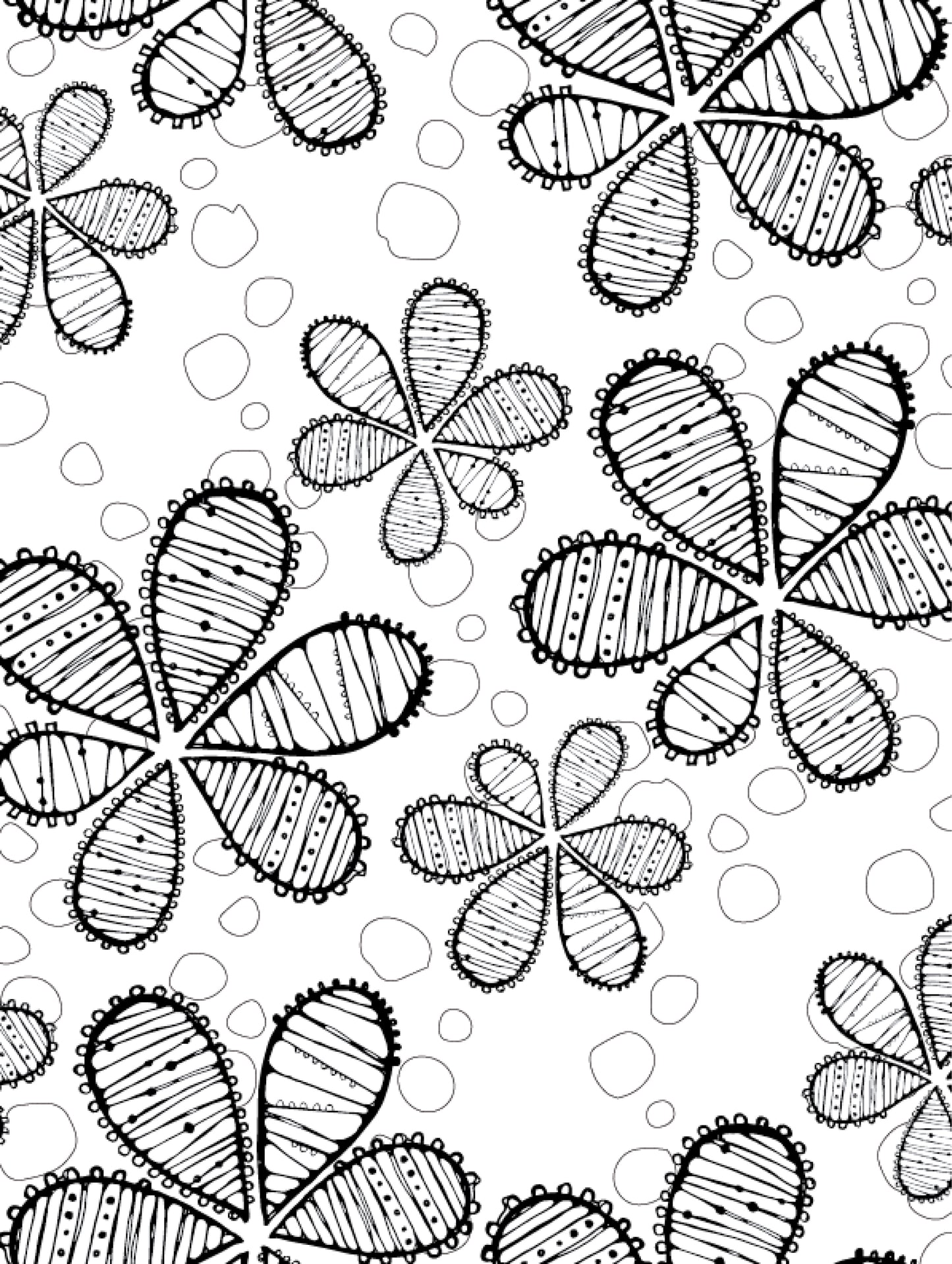 Set of A4 colouring pages