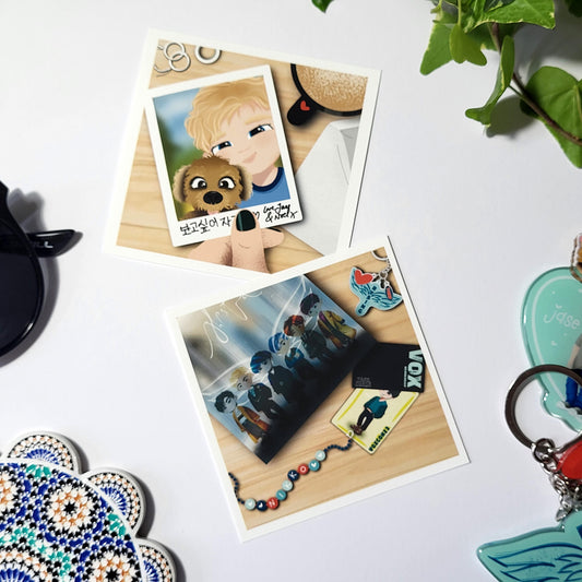 Teach Me K-Pop by Kaenyn King - luxe mini prints, VOX desktop and Nikko's mail