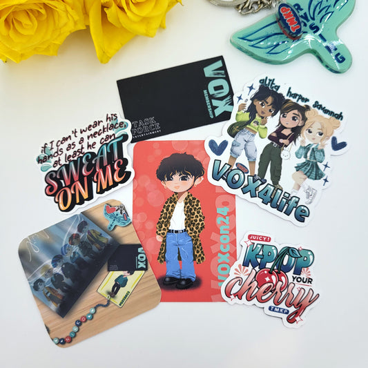 Teach Me K-Pop by Kaenyn King - VOX fandom girls matte vinyl sticker set