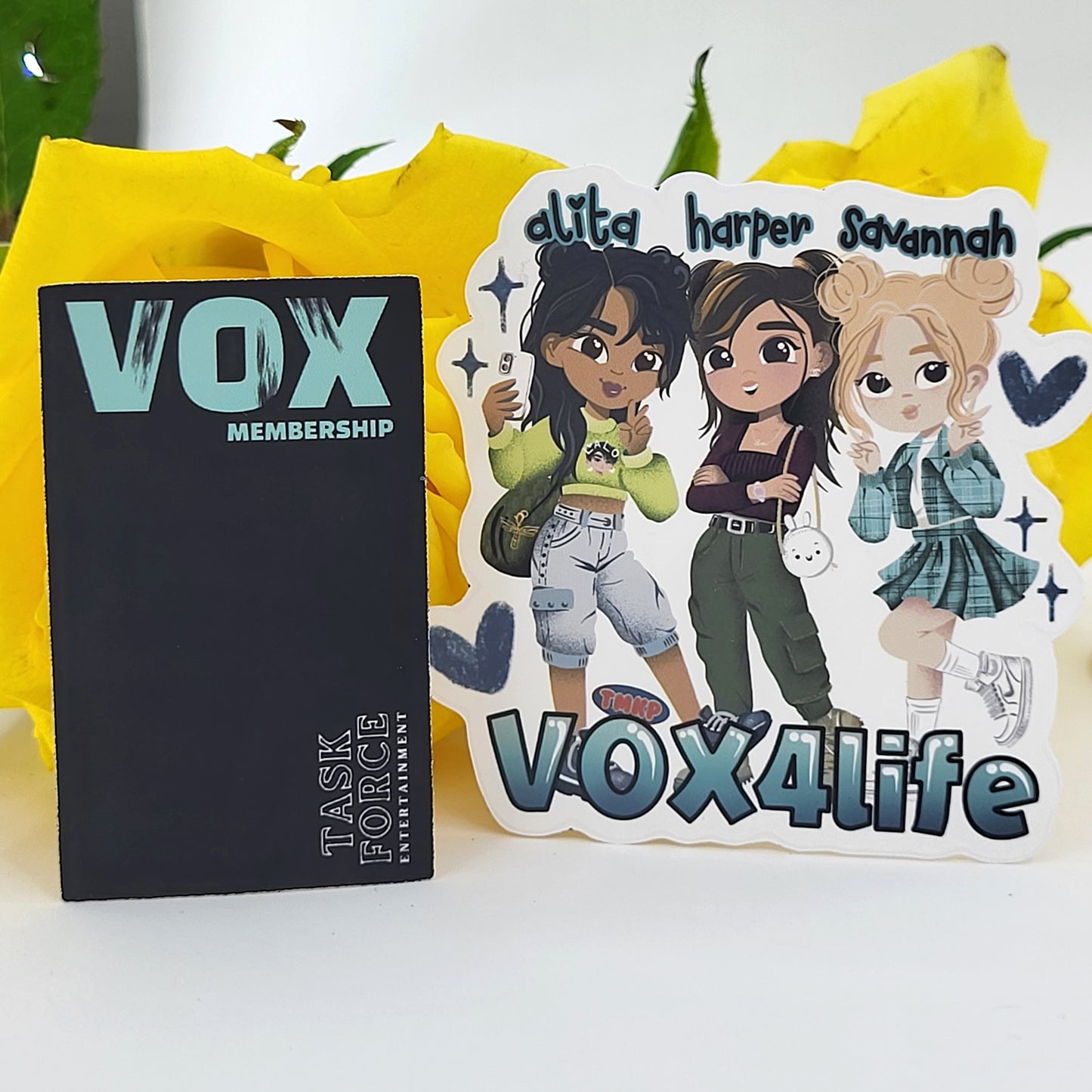 Teach Me K-Pop by Kaenyn King - VOX fandom girls matte vinyl sticker set