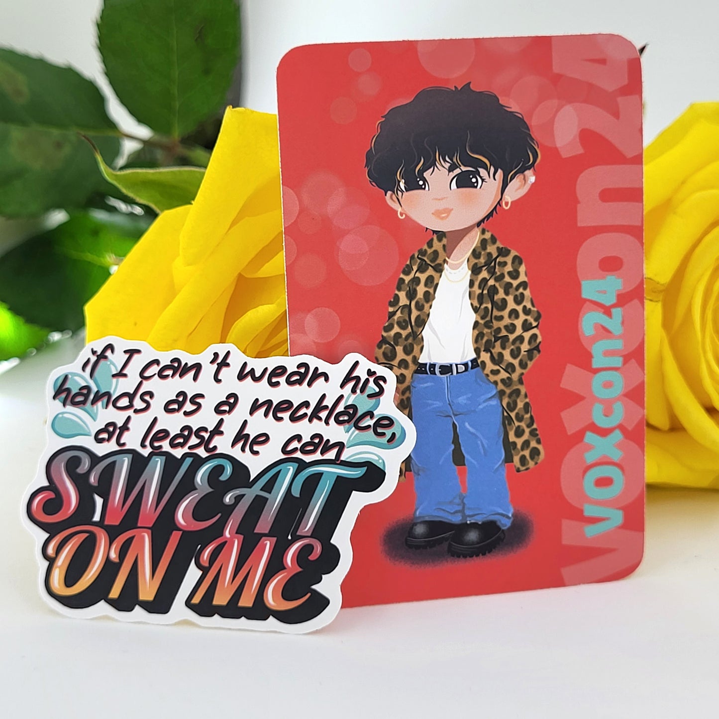 Teach Me K-Pop by Kaenyn King - VOX fandom girls matte vinyl sticker set