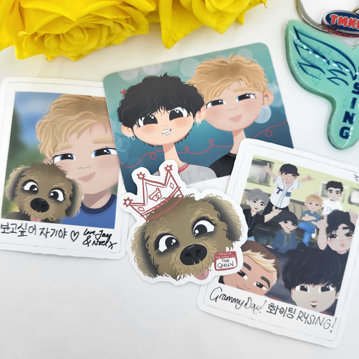 Teach Me K-Pop by Kaenyn King - Portraits and Polaroids sticker set