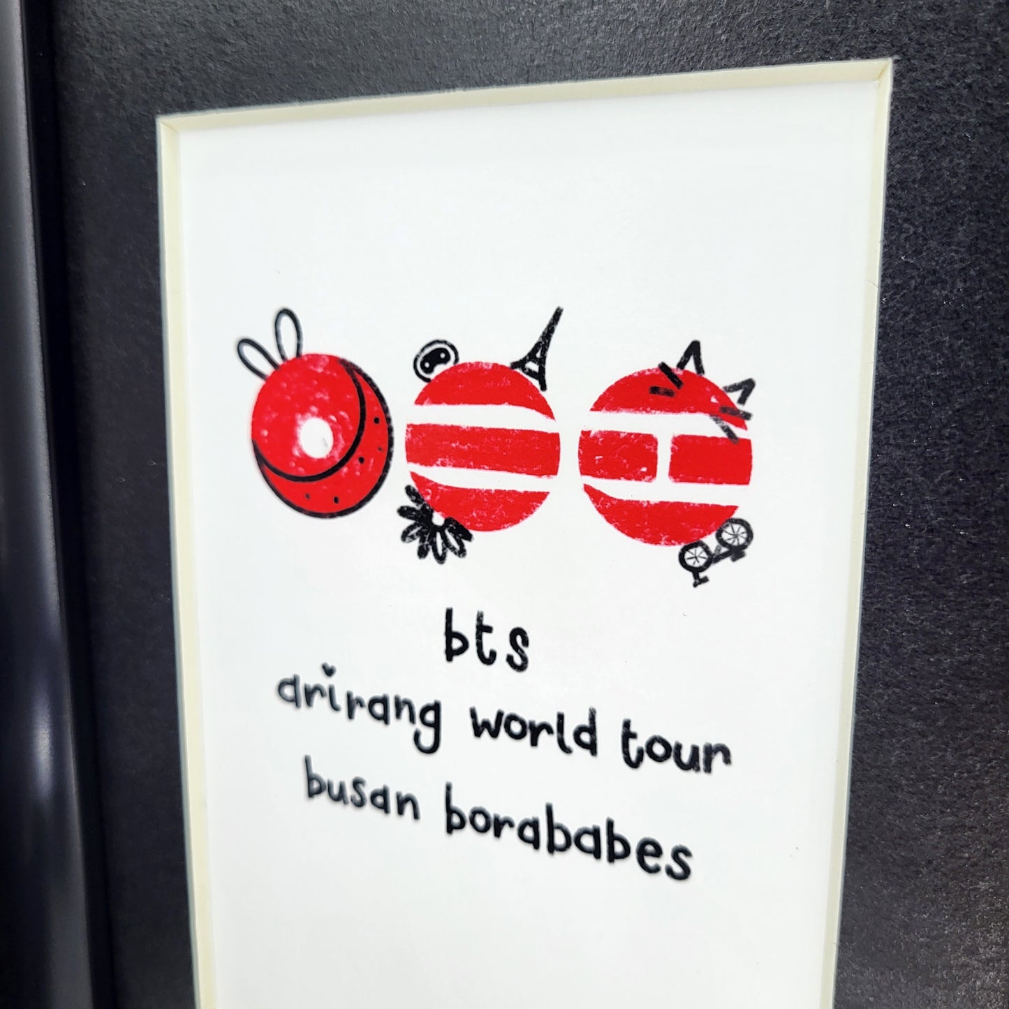 PRE-ORDER - Customisable ARIRANG BTS World Tour double aperture illustrated picture frame