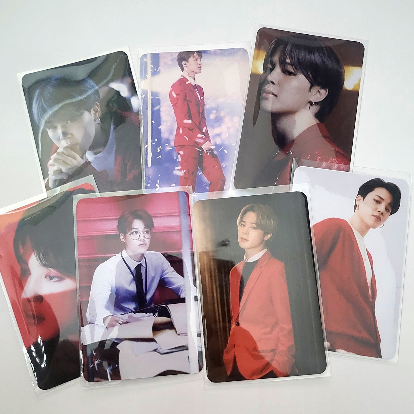 BTS The Red Series Photocards, 50 Archival Matte Collectible LOMO Cards