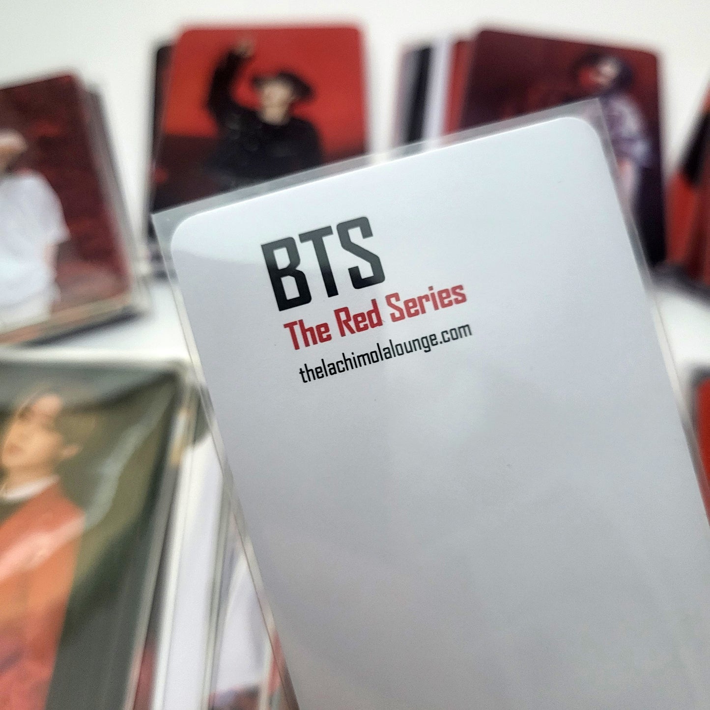 BTS The Red Series Photocards, 50 Archival Matte Collectible LOMO Cards