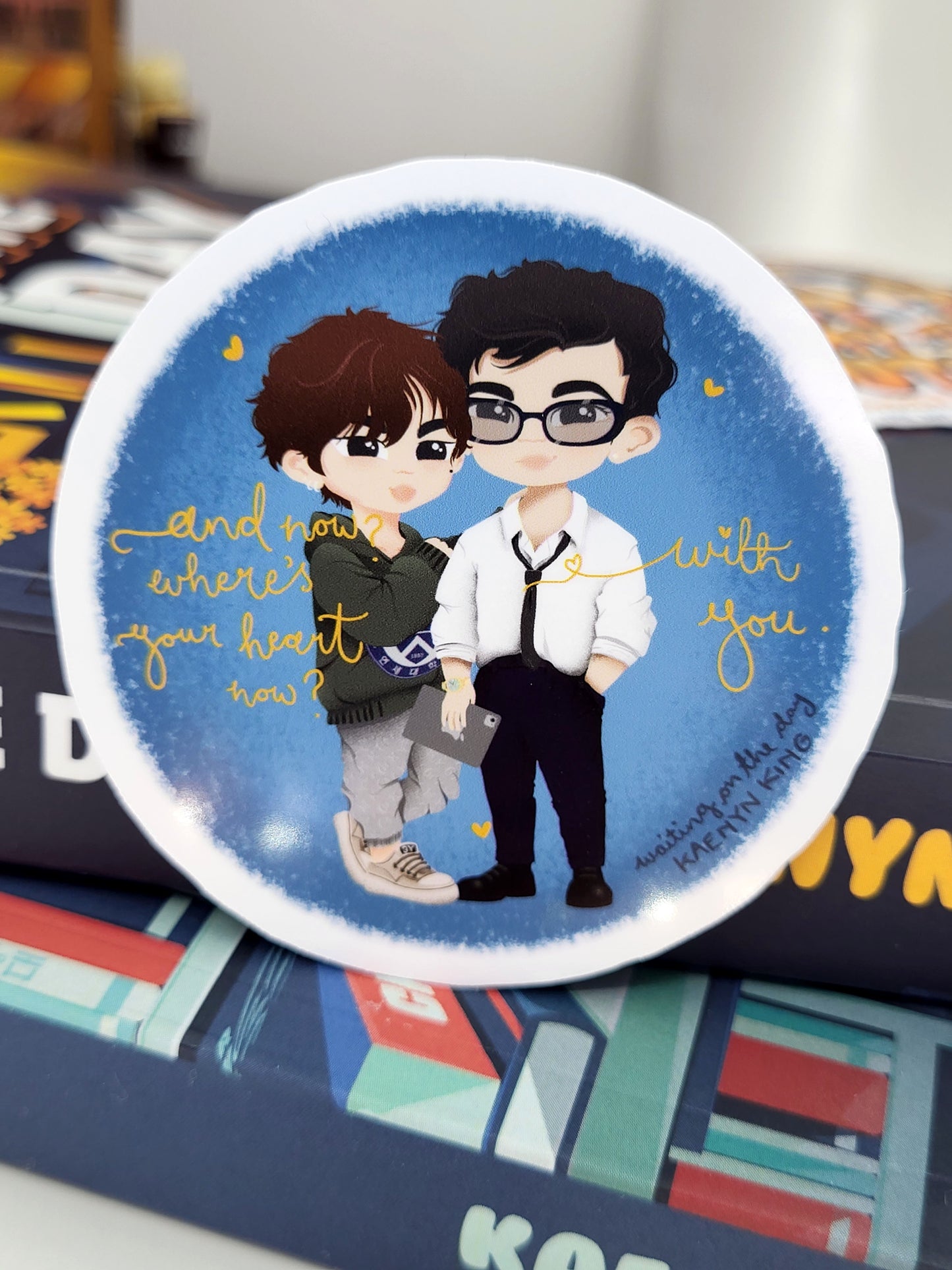 Waiting On The Day by Kaenyn King sticker set