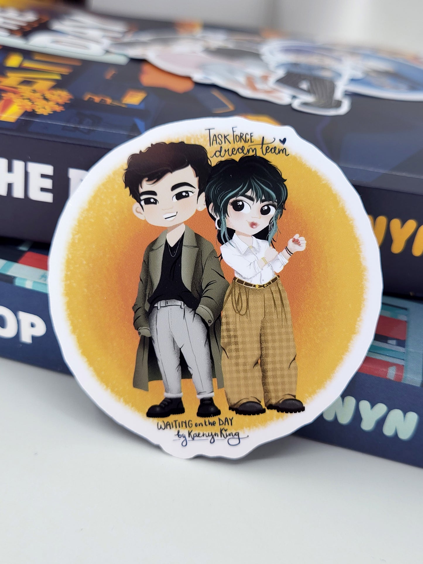 Waiting On The Day by Kaenyn King sticker set