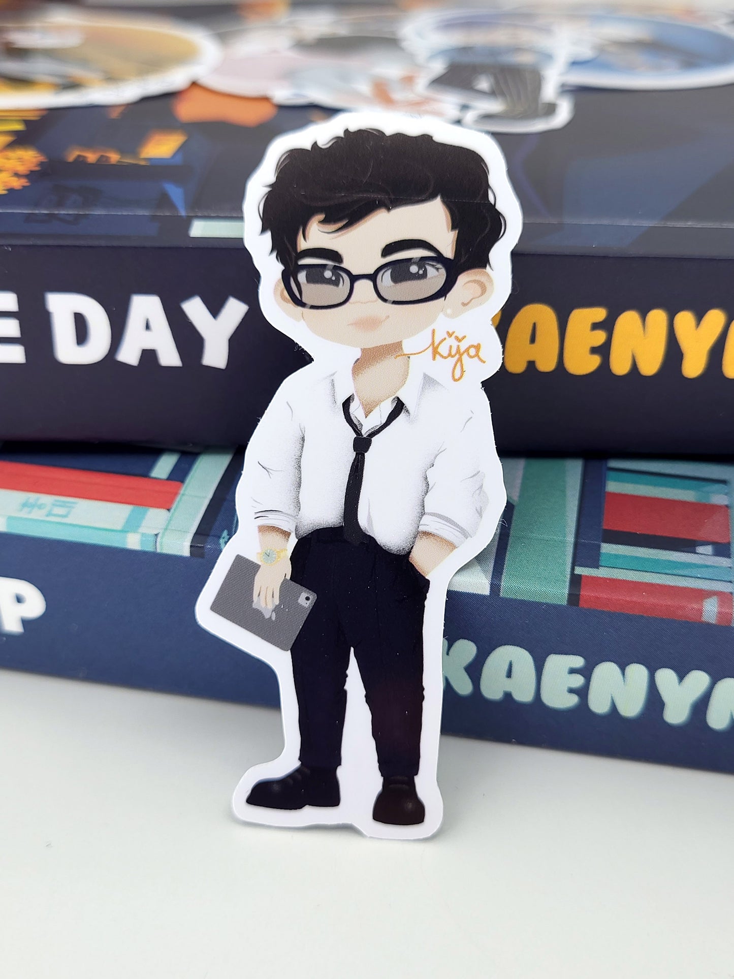 Waiting On The Day by Kaenyn King sticker set