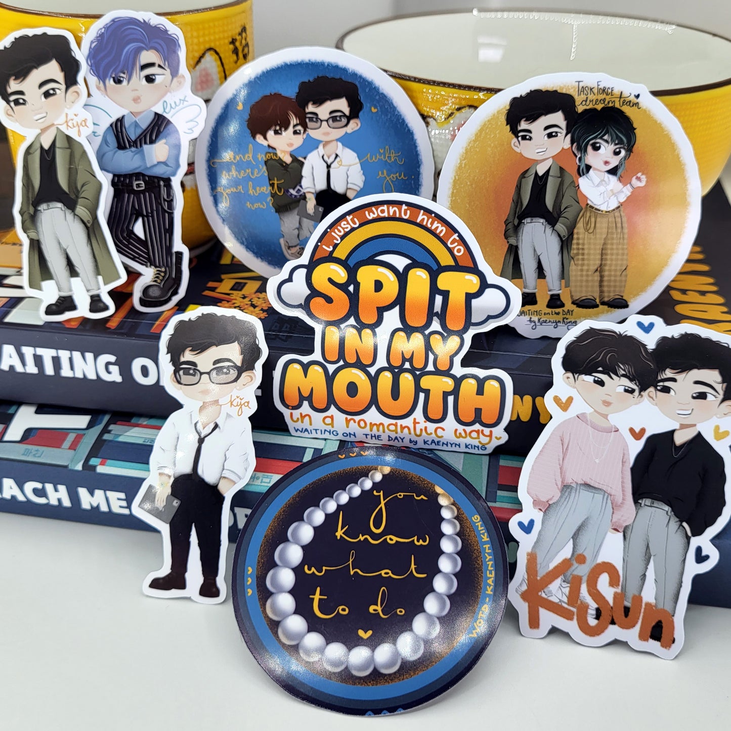 Waiting On The Day by Kaenyn King sticker set