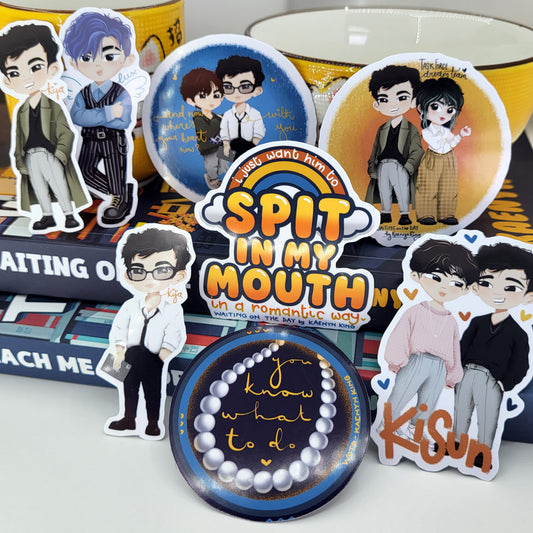 Waiting On The Day by Kaenyn King sticker set