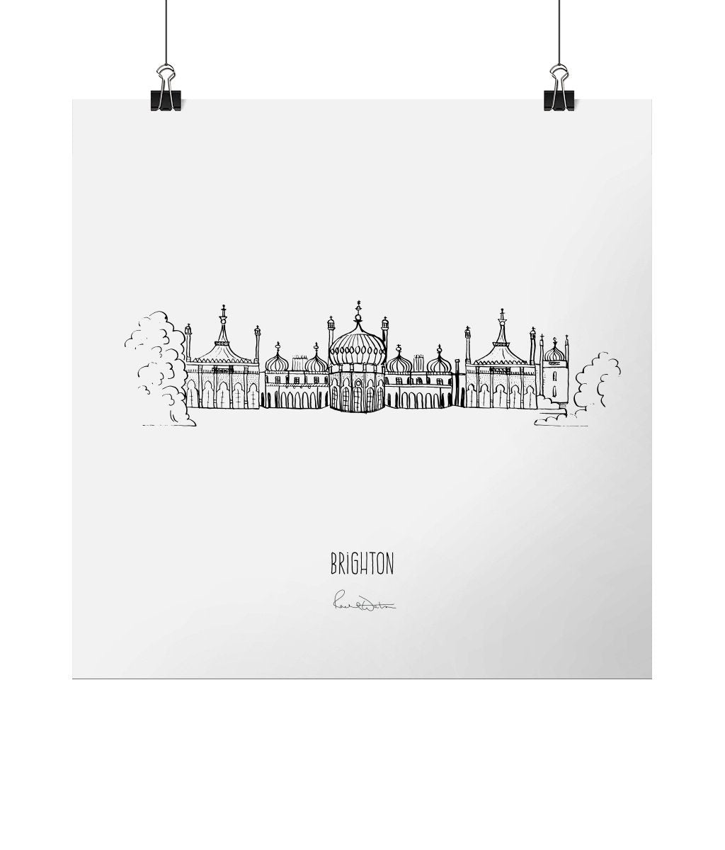 Brighton Pavilion art print