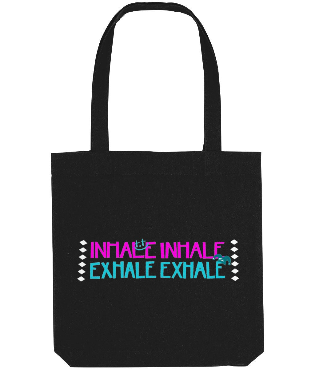 Inhale Exhale tote bag, JHope cotton shopping bag, BTS merch, bangtan fan gift, Hobi merchandise, J-Hope memorabilia