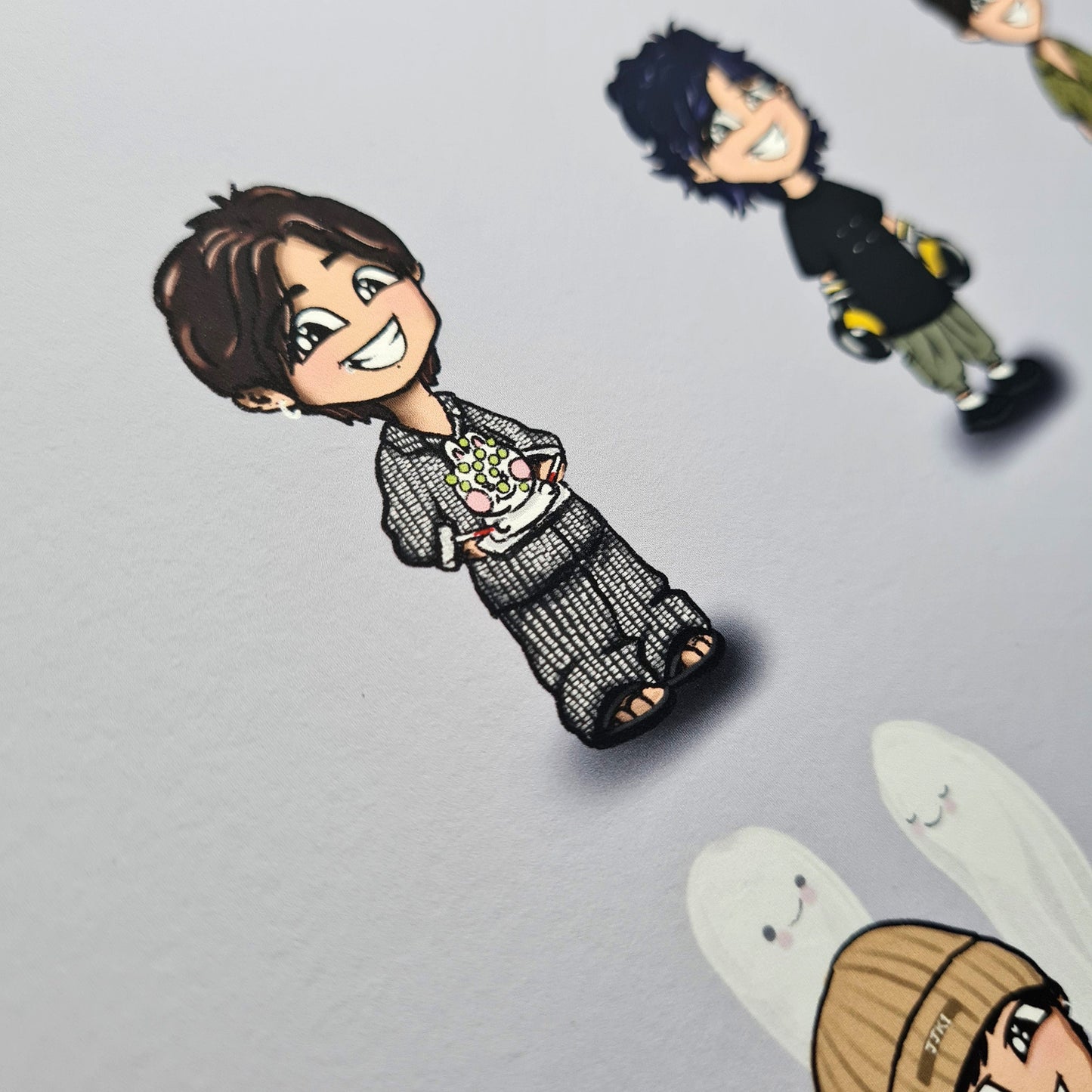 Jungkook Lives print, cute JK print, BTS cute art print, Jeon Jungkook chibi, Bangtan fan gift, ARMY merch