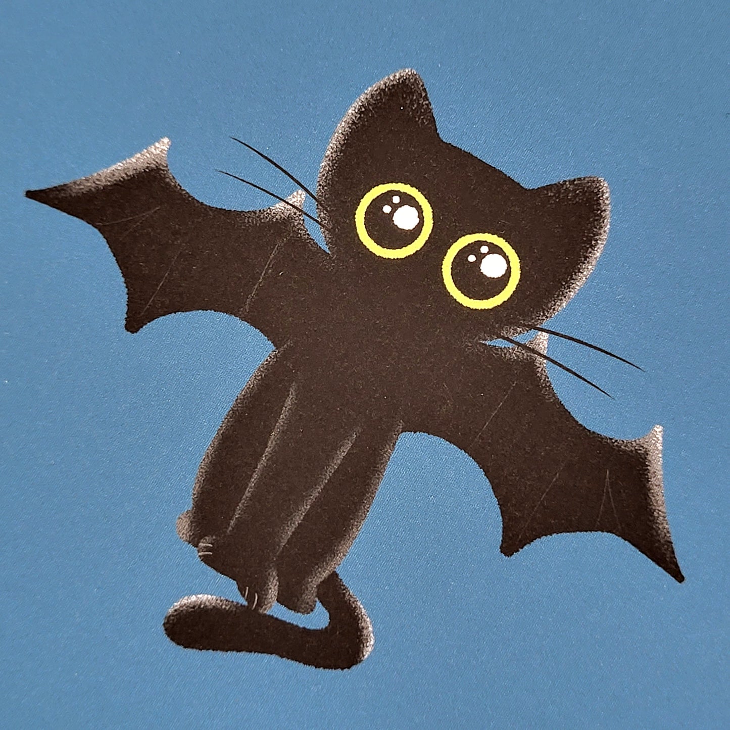 Bear Cat Batcat, black cat illustration