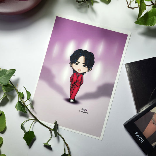 Jimin for GQ, BTS fashion shoot, Park Jimin print, BTS art illustration, kpop fan gift