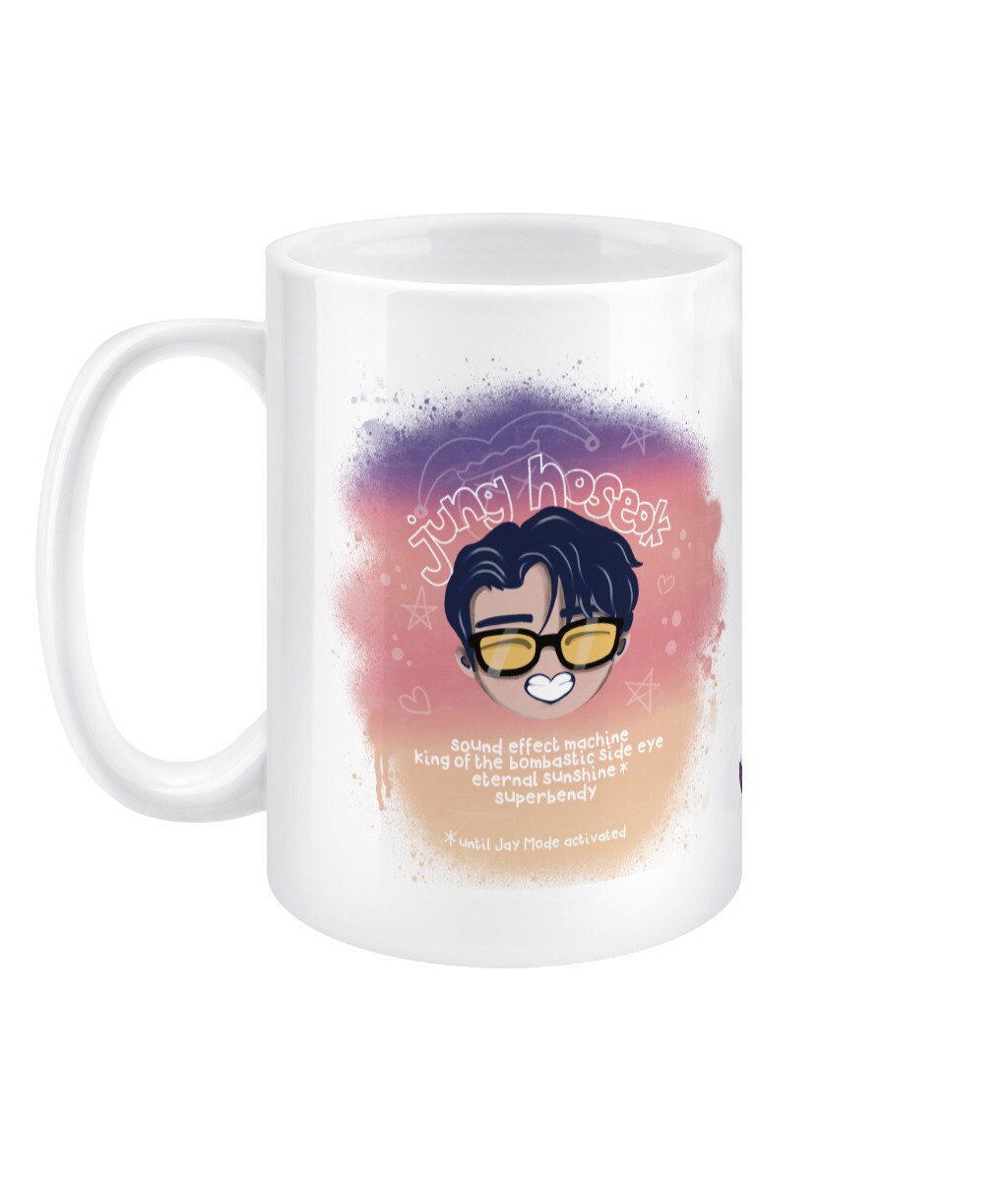 Guide To Bangtan Hobi 15oz jumbo mug, BTS ARMY fan gift