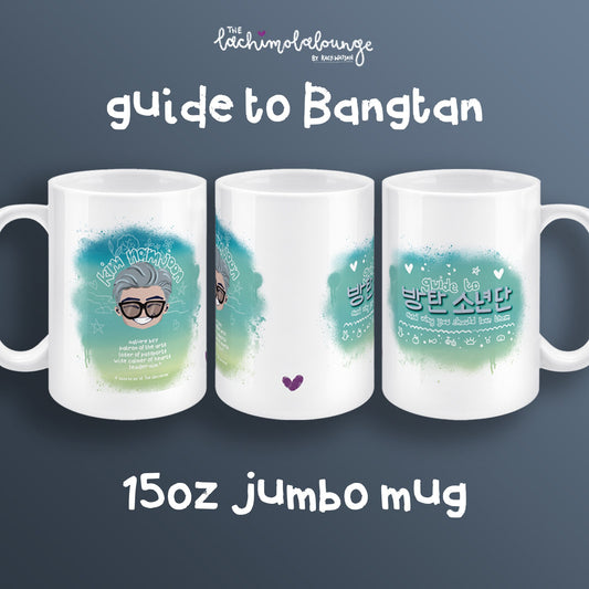 Guide To Bangtan Namjoon 15oz jumbo mug, BTS ARMY gift