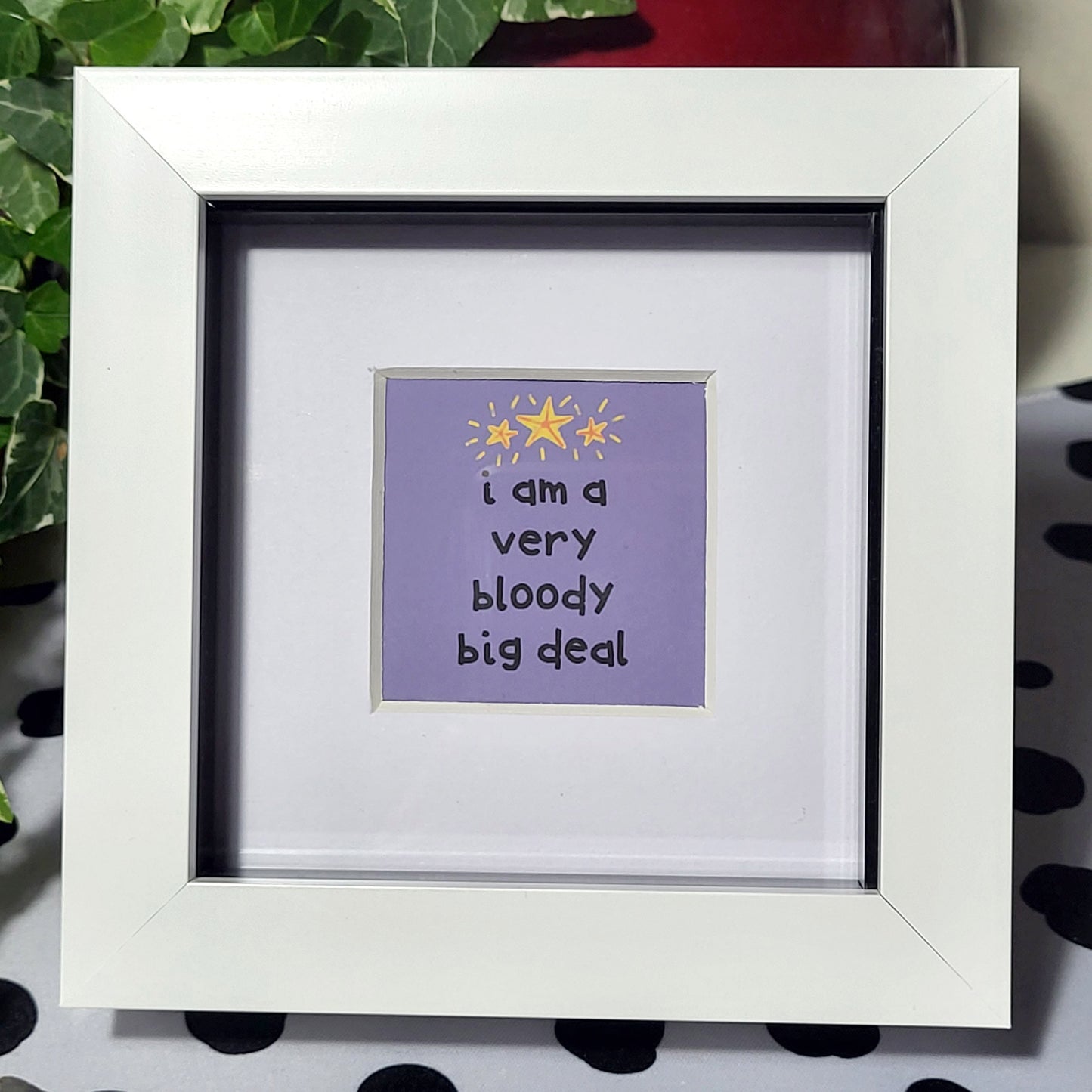 Assfirmations mini frames - sweary Positivity for Pottymouths!