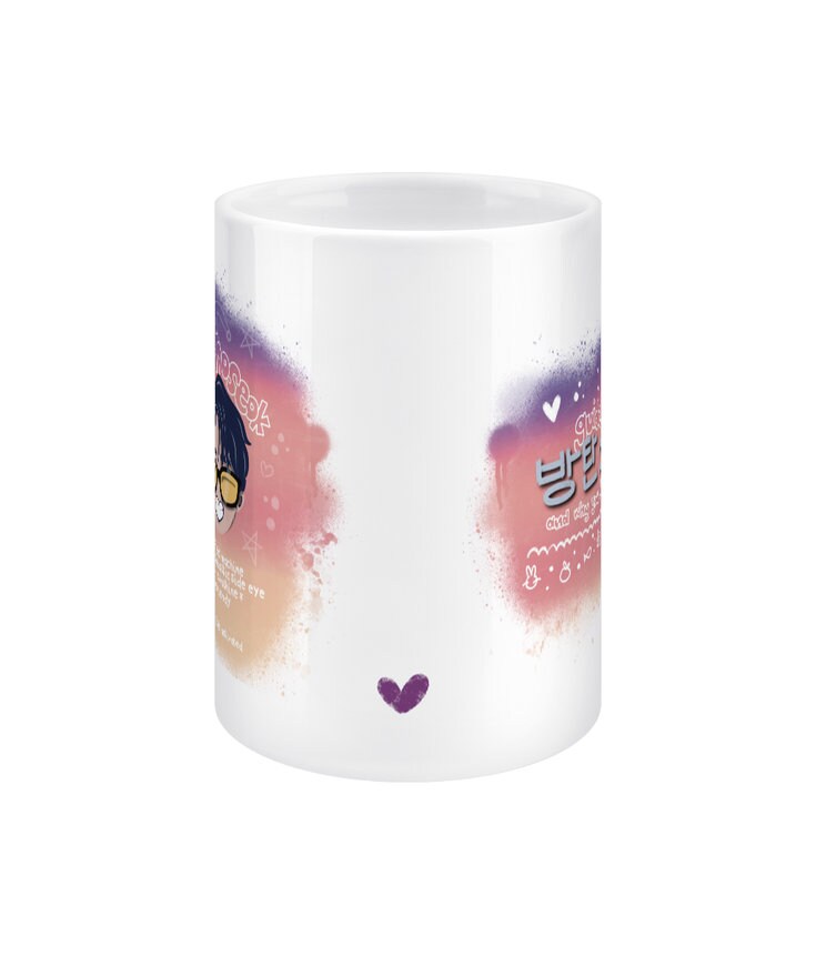 Guide To Bangtan Hobi 15oz jumbo mug, BTS ARMY fan gift