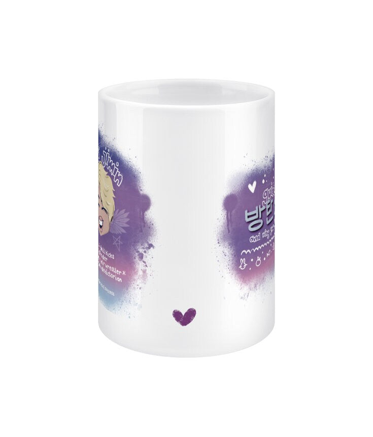 Guide To Bangtan Jimin 15oz jumbo mug, BTS ARMY gift