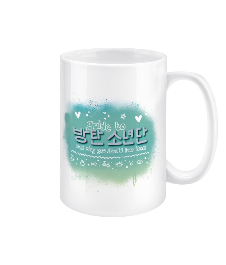 Guide To Bangtan Namjoon 15oz jumbo mug, BTS ARMY gift